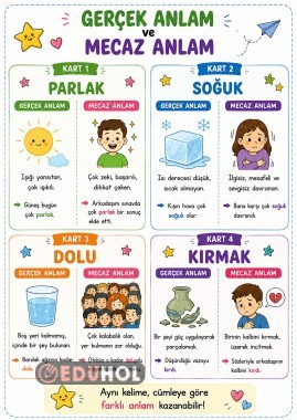 GERÇEK VE MECAZ ANLAM KARTLARI
