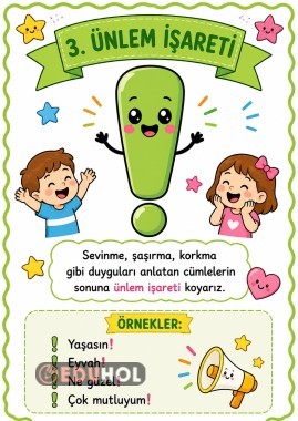 Pano için ÜNLEM İŞARETİ