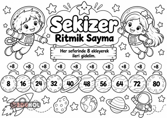 Sekizer ritmik sayma