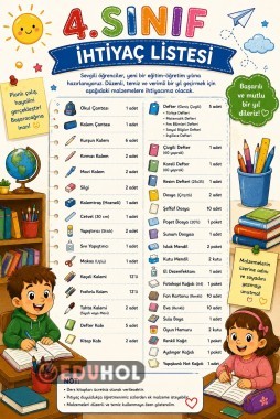 4.SINIF İHTİYAÇ LİSTESİ