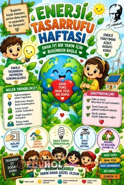 ENERJİ TASARRUFU HAFTASI PANOSU