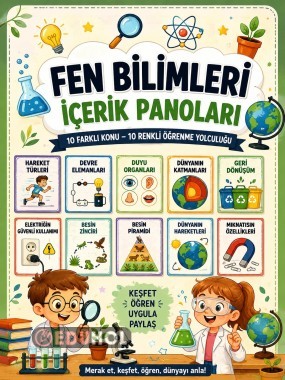 FEN BİLİMLERİ PANOLARI (11 SAYFA PDF)