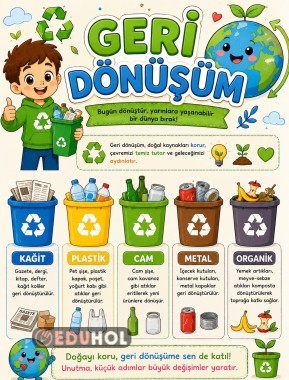 GERİ DÖNÜŞÜMLER PANOSU