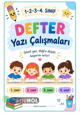 İLKOKUL (1-2-3-4) DEFTER ÇALIŞMALARI-1