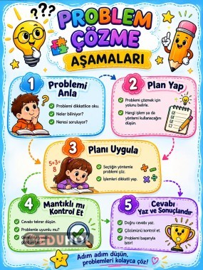 PROBLEM ÇÖZME AŞAMALARI PANOSU