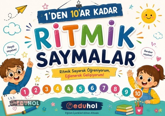 RİTMİK SAYMA ETKİNLİĞİ (5 SAYFA PDF)