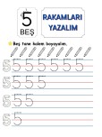 RAKAMLARI YAZALIM-BEŞ