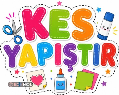 Kesme-yapıştırma zamanı...🍃