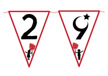 29 Ekim Flama Pano için