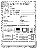 Okulöncesi Öğrenci Bilgileri