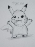 Pikachu çizimi sanat etkinliği