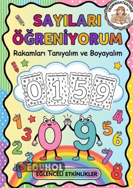 Rakamları Öğreniyorum Boyama Seti