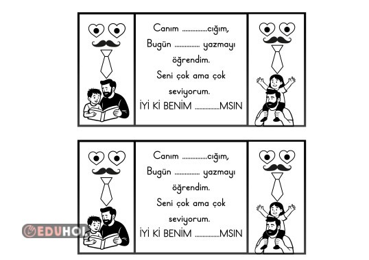 BABA YAZMAYI ÖĞRENDİM ETKİNLİĞİ