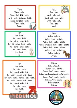 I SESİ KARESEL HIZLI OKUMA 6 ADET