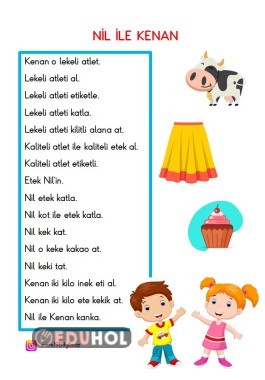 K SESİ OKUMA METNİ. ANETİL OK