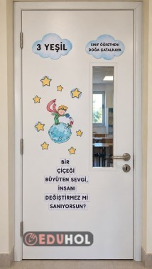 KÜÇÜK PRENS KAPI SÜSÜ GÖRSEL VE YAZILAR