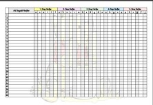 YENİ HARF TAKİP ÇİZELGESİ