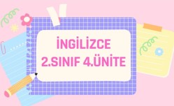 2.SINIF 4.ÜNİTE