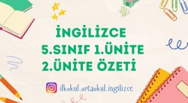 5.SINIF ÖZET