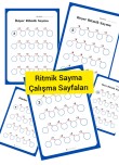 Ritmik Sayma Çalışma Sayfaları