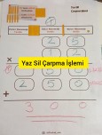 Yaz Sil Çarpma İşlemi