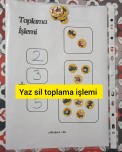 Yaz Sil Toplama İşlemi Şablon