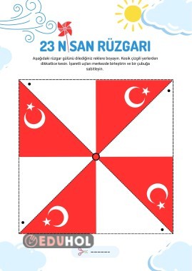 23 Nisan rüzgar gülü