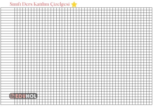 HAFTALIK ARTI EKSİ ÇİZELGESİ