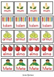 m harfi deftere yapıştırma görselleri