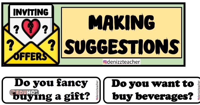 8.1.Making Suggestions Grouping Activity