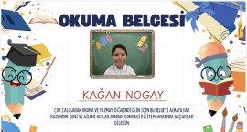 Okuma Bayramı- Fotoğraflı Okuma Yazma Belgesi