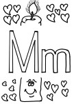 M m harfi aç kapa etkinliği.