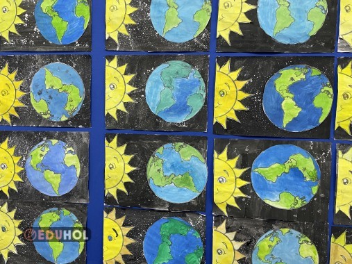 Dünya ve Güneş etkinliği bitmiş hali örneği