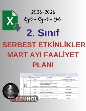 2. Sınıf Serbest Etkinlikler Dersi Mart Ayı Faaliyet Raporu