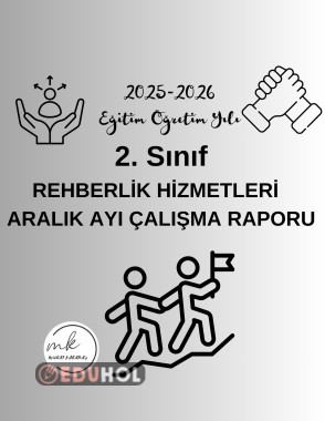 REHBERLİK HİZMETLERİ 2.  SINIFLAR  ARALIK AYI ÇALIŞMA RAPORU