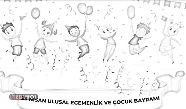 23 NİSAN BOYAMA SAYFASI