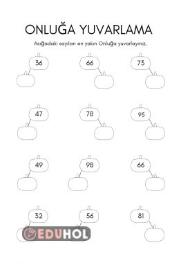 2. Sınıf Matematik Onluğa Yuvarlama Etkinliği