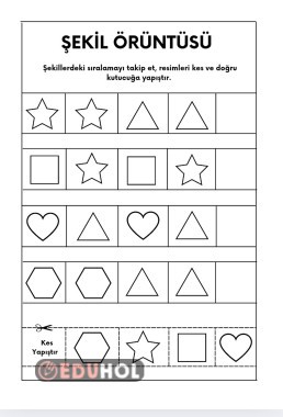 2. Sınıf Matematik Şekil Örüntüsü Etkinliği