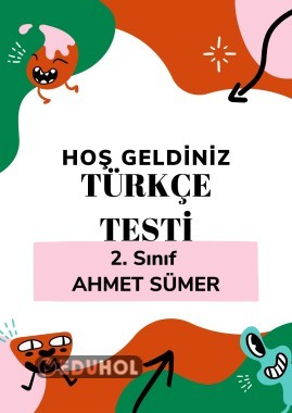 2.SINIF TÜRÇE GENEL TEKRAR