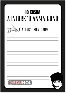 Atatürk e  mektup