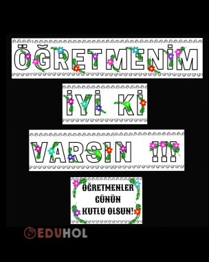 Öğretmenler Günü Pano Çalışması