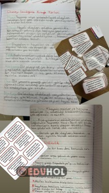 Okumayı Sevdiğimiz Kitap Türleri Defter Çalışması