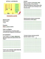 KÜTLE VE ESNEKLİK DENEY FÖYÜ