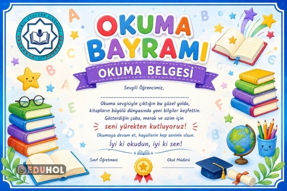 Okuma Bayramı Belgesi