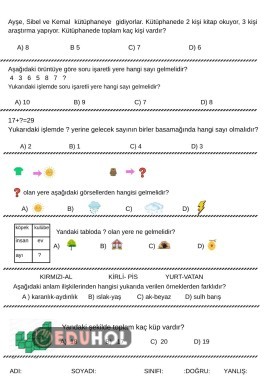 BİLSEM SINIF İÇİN İLK DEĞERLENDİRME