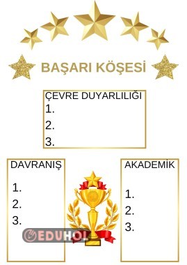 DİLİMİZİN ZENGİNLİKLERİ BAŞARI KÖŞESİ