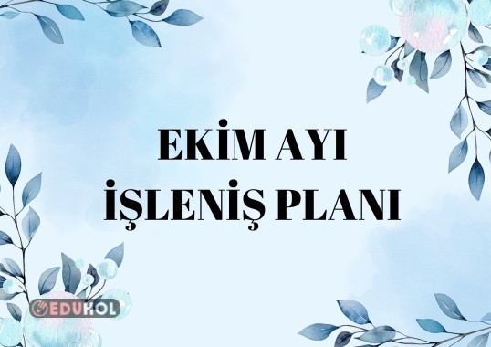DİLİMİZİN ZENGİNLİKLERİ PROJESİ EKİM AYI İŞLEYİŞ PLANI