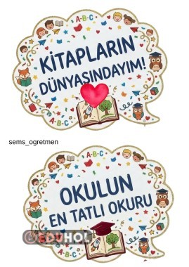 OKUMA BAYRAMI KONUŞMA BALONLARI