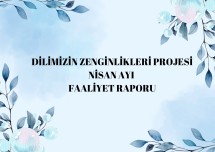 DA NİSAN FAALİYET RAPORU