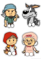 Kırmızı Başlıklı Kız (Parmak Kukla)